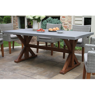 Farmhouse Rustic Outdoor Dining Tables Birch Lane Jacques Dining Table