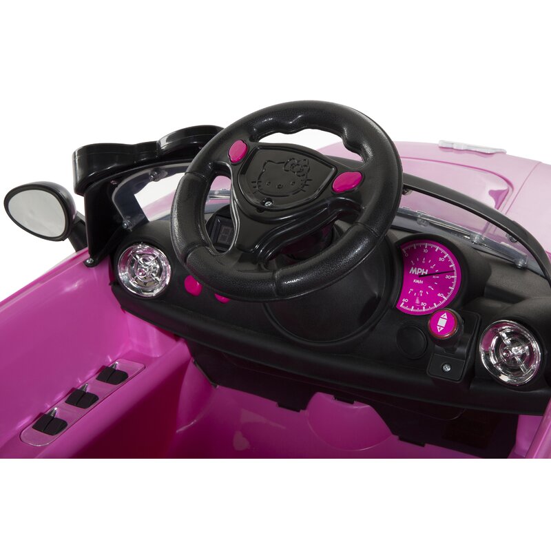 Dynacraft Hello Kitty Coupe 6V Battery Powered Car | Wayfair