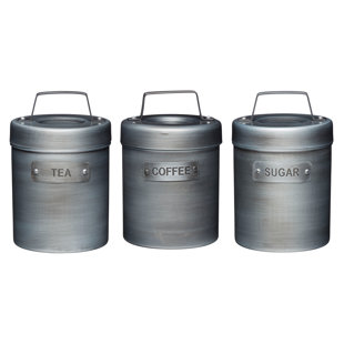 Kitchen Canisters Jars You Ll Love Wayfair Co Uk Kitchen 3 Piece Coffee Tea Sugar Set