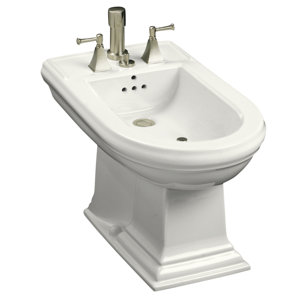 Memoirs Vertical Spray Bidet with 4 Faucet Holes