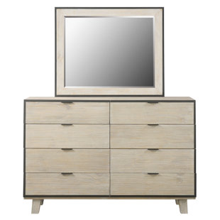 Belmar White Dresser Wayfair Belmar 8 Drawer Standard Dresser Chest With Mirror