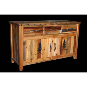 Barnwood 3 Drawer Sideboard by Utah Mountain