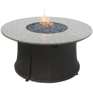 Stainless Steel Propane Fire Pit Table