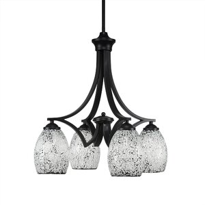 Zilo 4-Light Shaded Chandelier