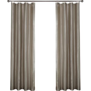 Rainville Solid Room Darkening Rod Pocket Curtain Panels (Set of 2)