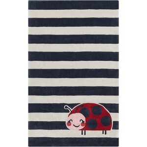 Cherish Hand-Tufted Navy/Gray Kids Rug