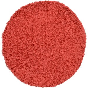 Hilversum Solid Red Area Rug