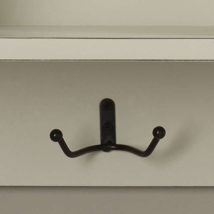 Symple Stuff 3 Hook Wall Mounted Coat Rack & Reviews Wayfair