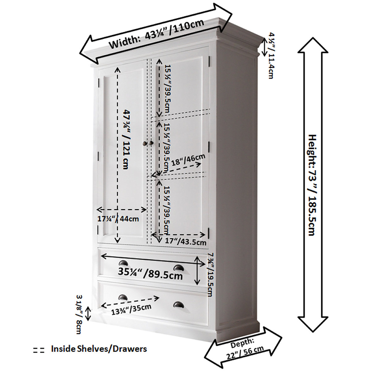 Infinita Corporation Halifax Armoire & Reviews Wayfair.ca