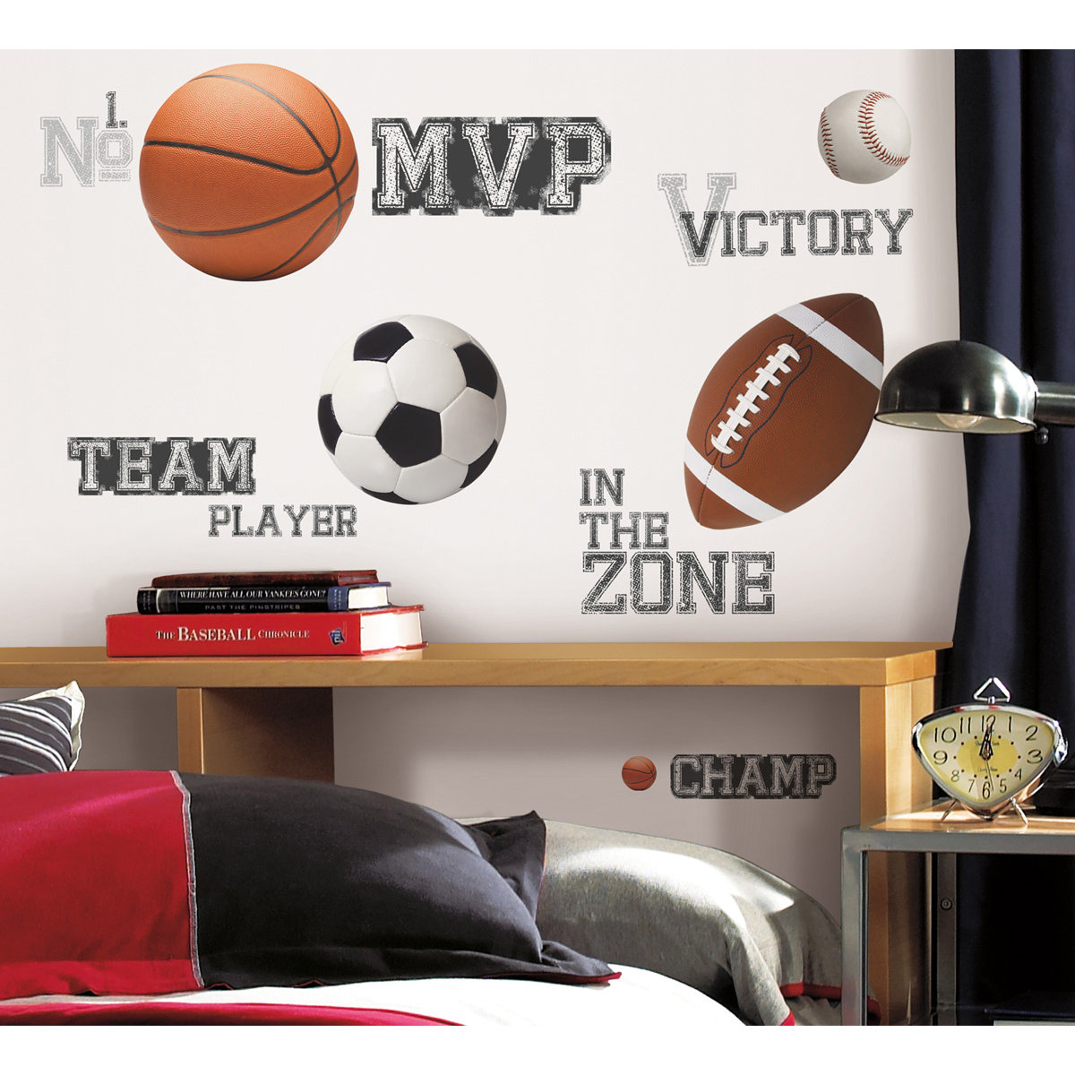 Wallhogs All Star Sports Cutout Wall Decal & Reviews Wayfair