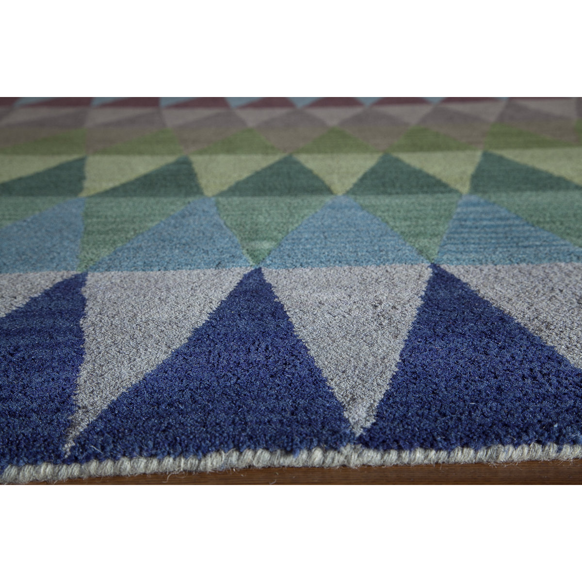 Eli HandTufted Blue/Green/Yellow Kids Rug & Reviews Birch Lane