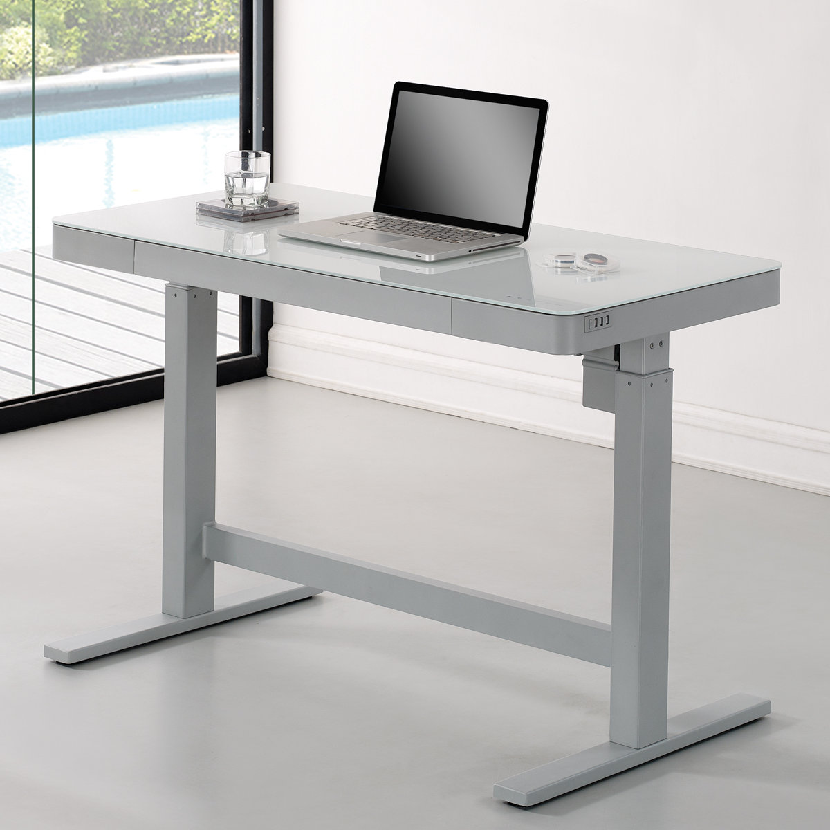 Wildon Home ® Adjustable Standing Desk & Reviews | Wayfair