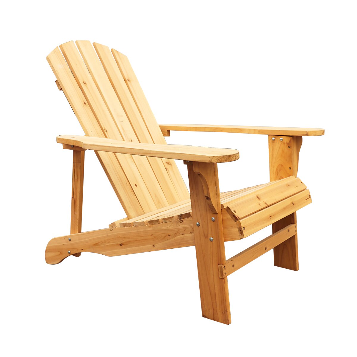 Charlton Home Beacon Falls All Wooden Adirondack Chair 