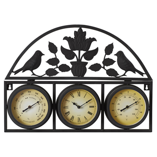 Maritime Weather Station Clocks You Ll Love Wayfair