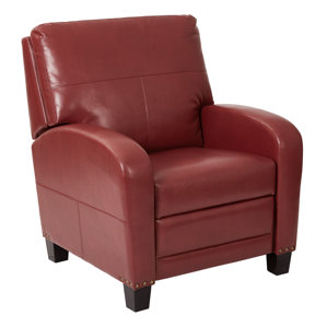 Red Leather Reclining Chair small recliners you'll love | wayfair Red Leather Reclining Chair small recliners you'll love | wayfair