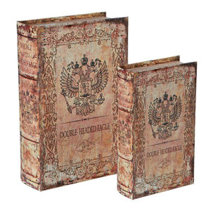 2-tlg. Bücherbox-Set von Inart