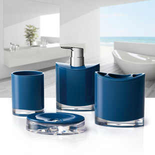 Dark Blue Bathroom Accessories | Wayfair Dark Blue Bathroom Accessories | Wayfair