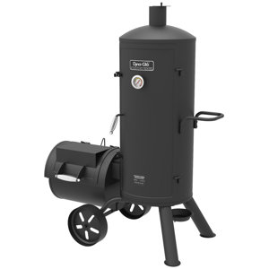 Signature Series Vertical Char Offset Charcoal Smoker and Grill