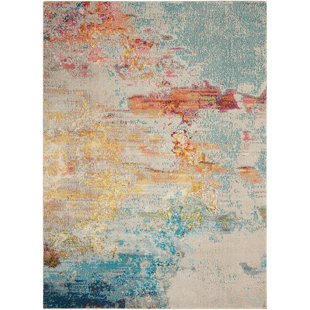 Modern Area Rugs Allmodern Shugart Sealife Beige Area Rug