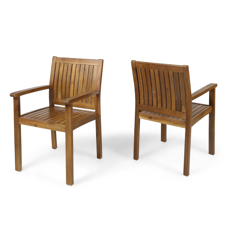 Millwood Pines Bangor Outdoor Patio Dining Chair Wayfair Bangor Outdoor Patio Dining Chair
