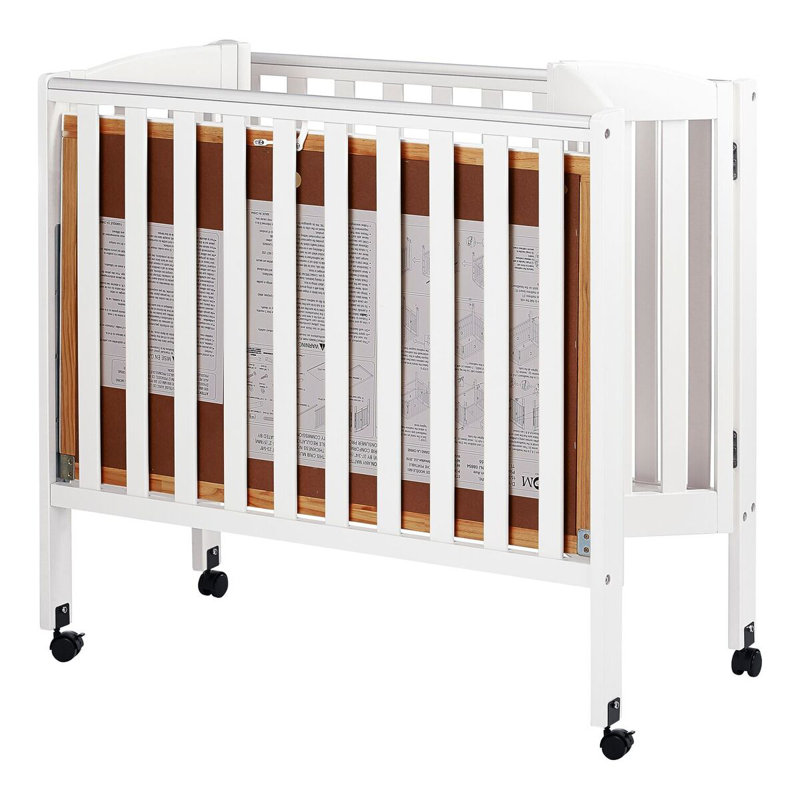 Dream On Me 3in1 Portable Convertible Folding Crib & Reviews Wayfair