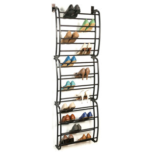 Over The Door Shoe Racks Hanging Organizers You Ll Love Wayfair 36 Pair Overdoor Shoe Organizer