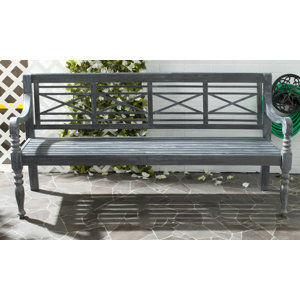 Gartenbank Elton aus Massivholz von Safavieh