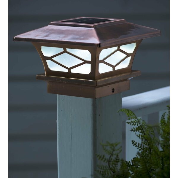 Plow & Hearth 1 Light LED Fence Post Cap & Reviews | Wayfair