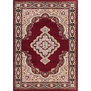 Bungalow Red Area Rug