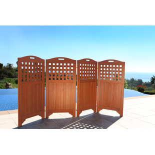 Privacy Screens You Ll Love Wayfair W Outdoor Wood Privacy Screen