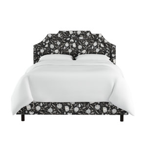 Edmondson Linen Upholstered Panel Bed by Darby Home Co