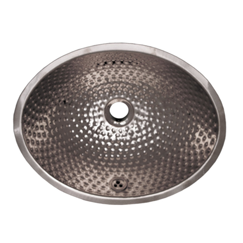 Whitehaus Collection Decorative Oval Undermount Bathroom Sink with ... Whitehaus Collection Decorative Oval Undermount Bathroom Sink with ...