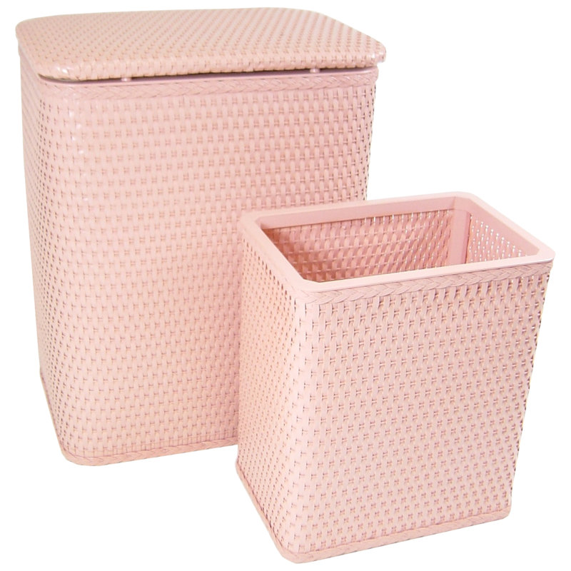 Redmon For Kids Chelsea Nursery Laundry Hamper And Waste Basket Set Chelsea Nursery Laundry Hamper And Waste Basket Set