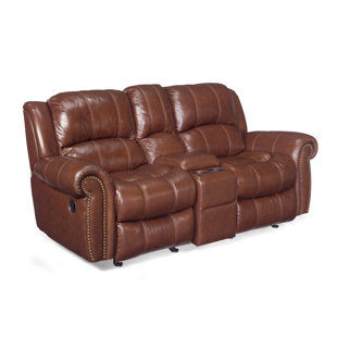 Entertainment Sofa Wayfair Entertainment 2 Glider Leather Reclining Sofa