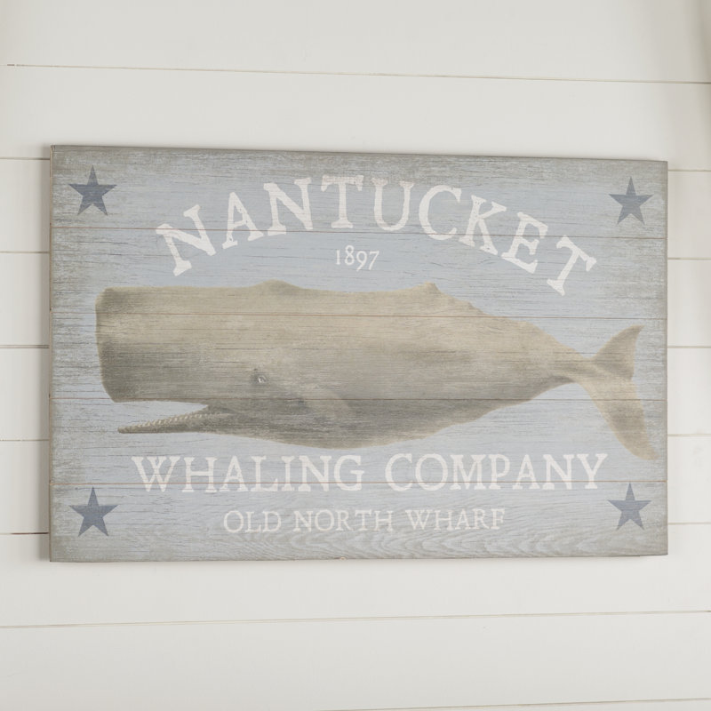 Vineyard Whale Vintage Advertisement Plaque Reviews Birch Lane Vineyard Whale Vintage Advertisement Plaque