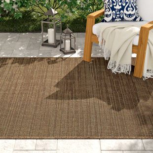 Brown Tan Rugs You Ll Love Wayfair Alber Chestnut Brown Indoor Outdoor Area Rug