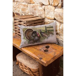 Wild Turkey Lumbar Pillow