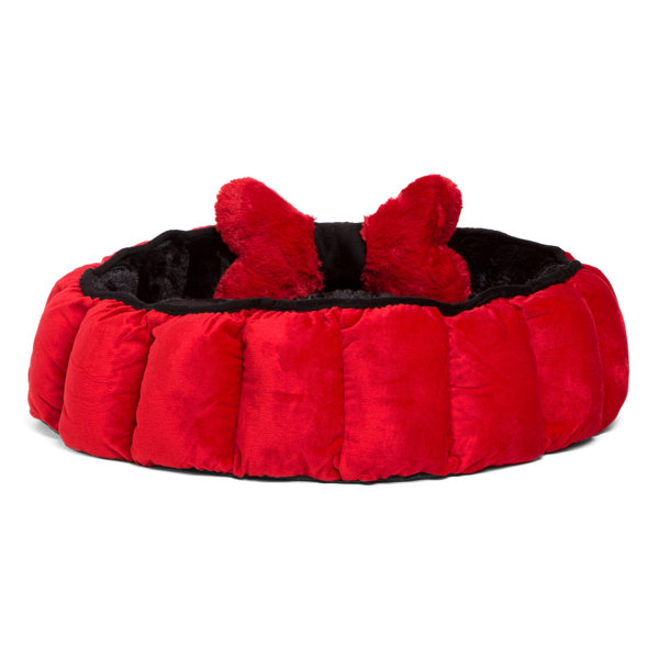 Best Friends By Sheri Royal Cuddler Velvet Dog Bed / Cat Bed & Reviews
