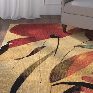 Beaumont Tan/Red Area Rug