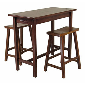 3 Piece Counter Height Dining Set by Luxury Home