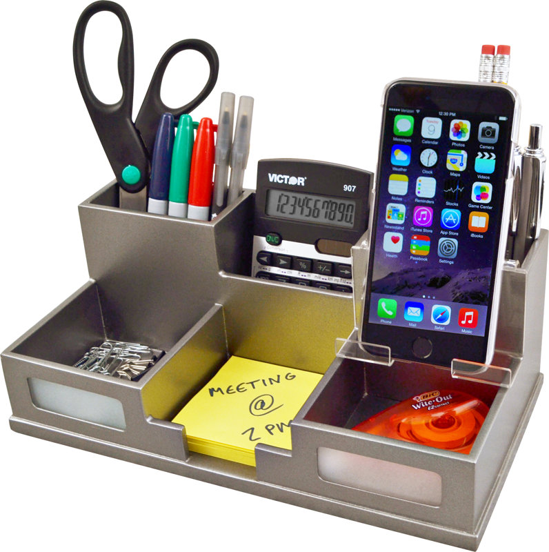 Zipcode Design Camile Desk Organizer with Smart Phone Holder & Reviews ...