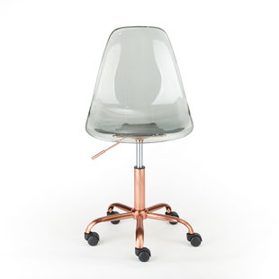 Clear Acrylic Desk Chair Wayfair Key Rolling Office Chair