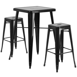 Athens 3 Piece Bar Table Set