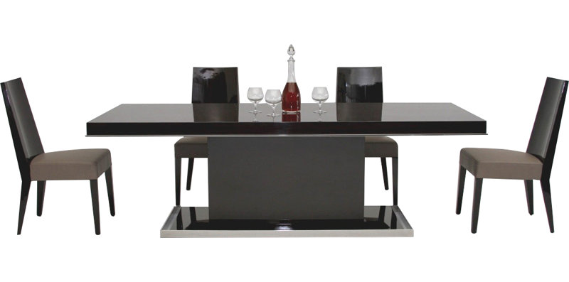 Orren Ellis Camron Modern Pedestal Base Dining Table Wayfair