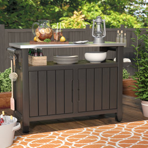 Cambron Caster Bar Serving Cart