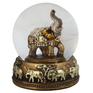 Thai Elephant Snow Globe