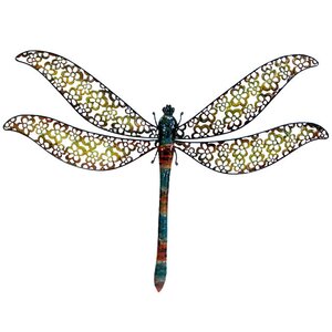 Metal Dragonfly Wall Du00e9cor