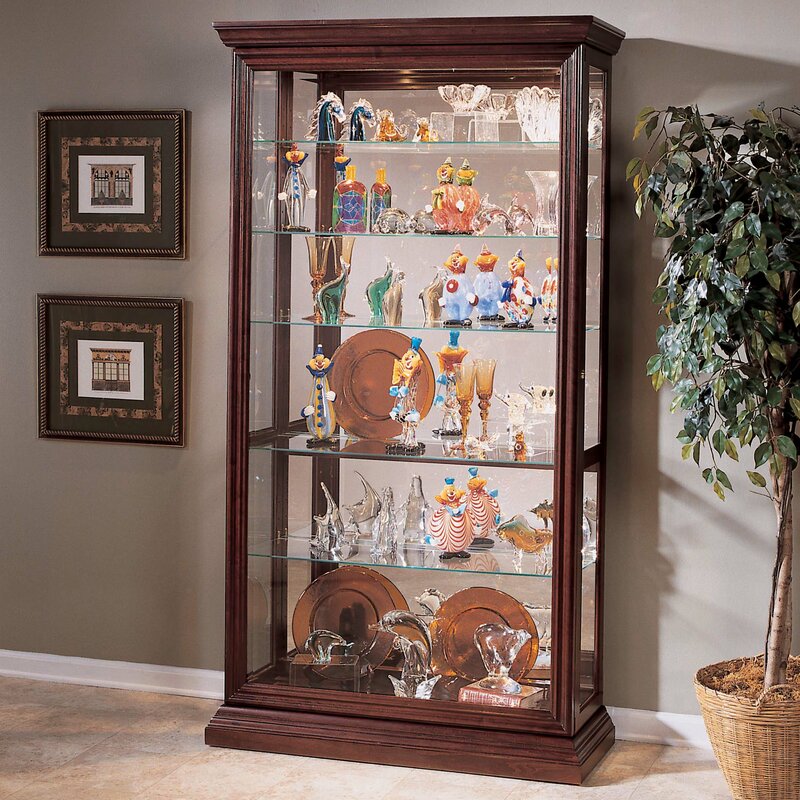 Darby Home Co Nancy Eden Lighted Curio Cabinet & Reviews ...