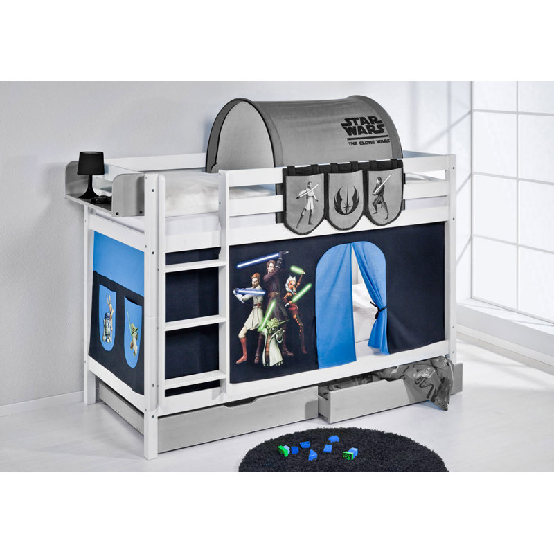 Spielbett Und Etagenbett Fur Hochbett Vorhang Star Wars The Clone