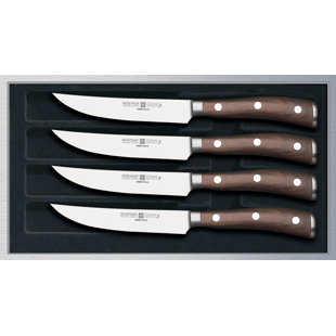 Wusthof Ikon Black Wood Wayfair Ikon Steak Knife Set Of 4 By Wusthof
